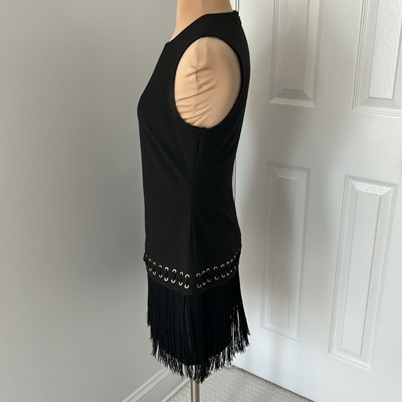Elizabeth and James Eron Black Fringe Hem Dress - Picture 5 of 9